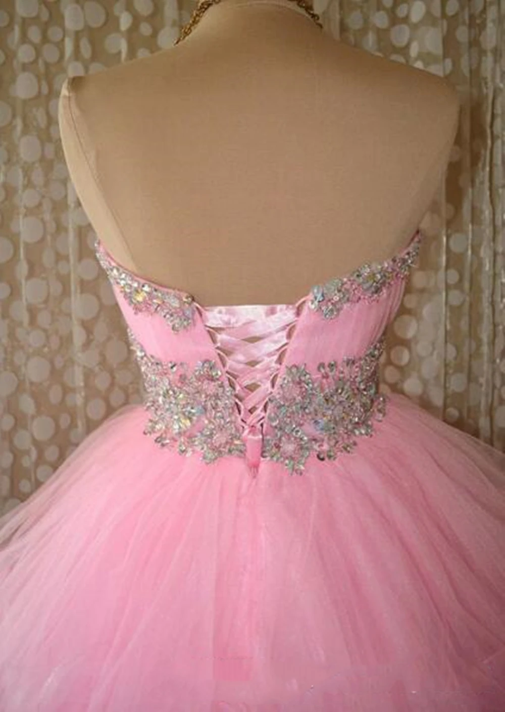 2022 Pink Ball Gown Homecoming ไม่มีที่สิ้นสุดลูกปัดสั้น Mini Graduation Party Gowns สำหรับสาวจริงภาพค็อกเทลชุด