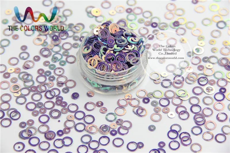 

HY6-2 Amazing Glitter Sequins Ring Circle Dot shaped sequins for nail Art or DIY decoration