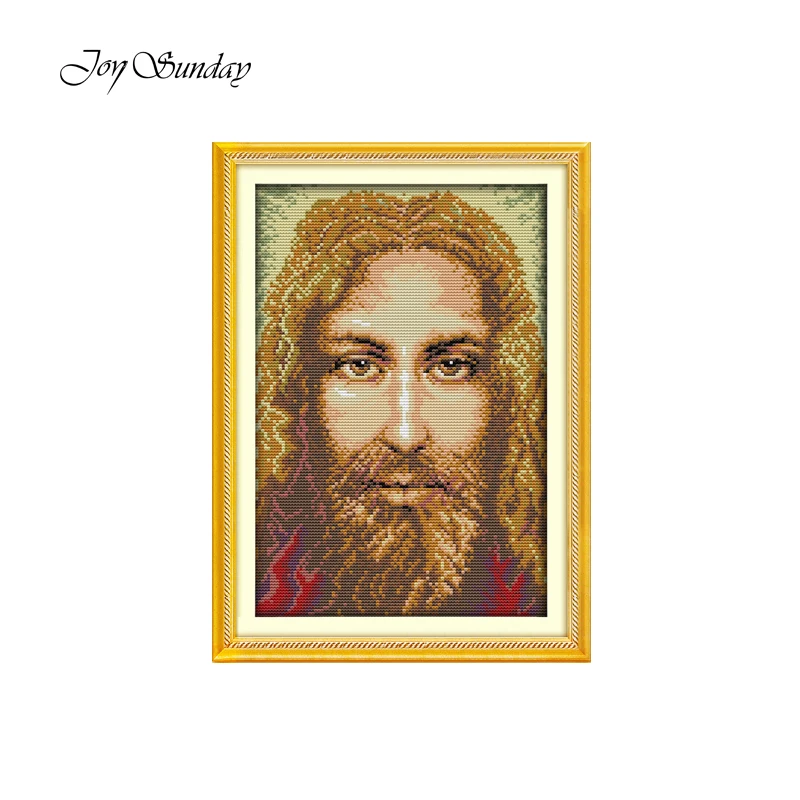 Religious Figure Counted Cross Stitch Kits Embroidery Set 11CT 14CT Printed Water Soluble Canvas DMC DIY Handwork Needlework Set