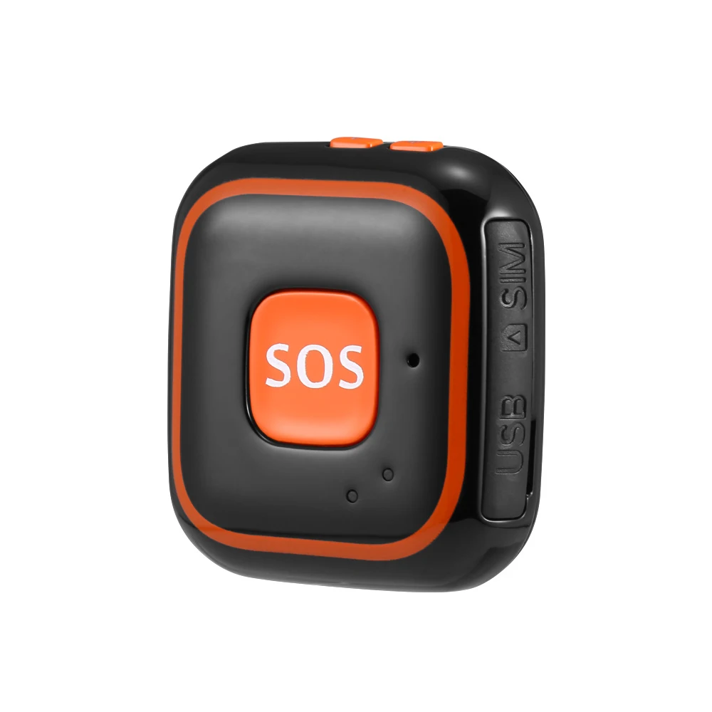 Alarma de emergencia inalámbrica GSM GPRS GPS para personas mayores, botón SOS V28, alarma de caída, geovalla, seguimiento en tiempo Real, habla bidireccional