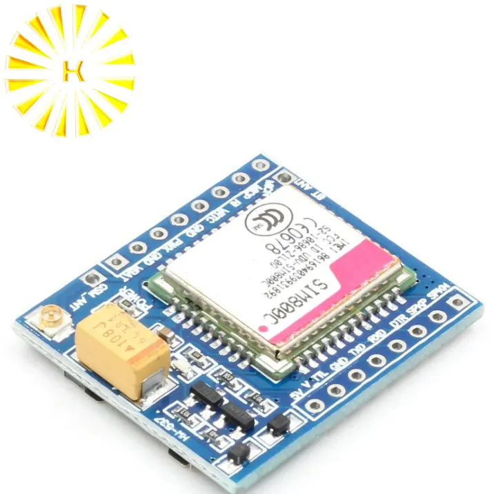 SIM800C GSM GPRS Module 5V/3.3V TTL Development Board IPEX With Bluetooth And TTS STM32 C51