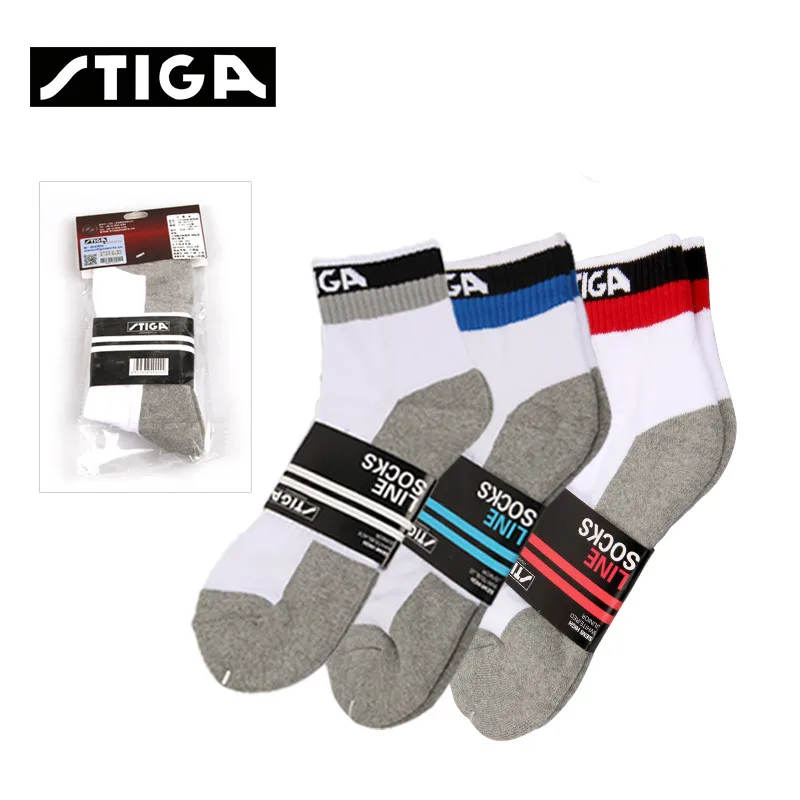 STIGA one pair table tennis Sport Socks Gym Stockings Athletic anti-friction Socks