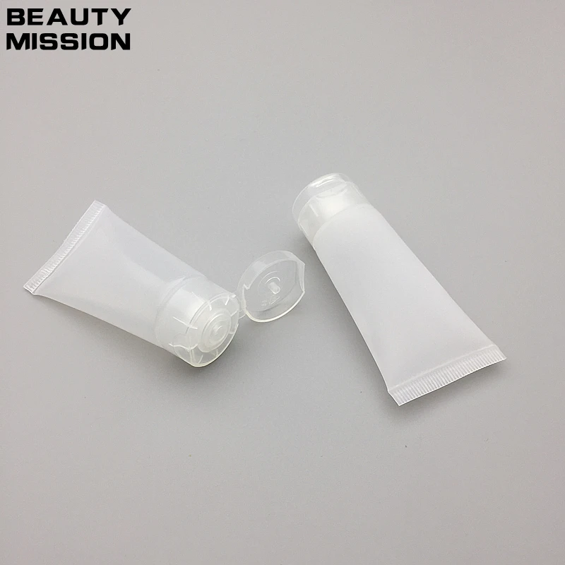 15ml clear lotion plastic soft tube for cosmetic skin care cream packaging,15g squeeze container bottles with flip cap