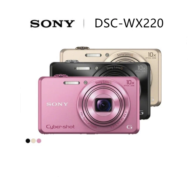 SONY DSC-WX220 WX220 18.2 MP Digital Camera with 2.7-Inch LCD Full HD video  recording 10x Zoom SONY WX220 Brand new original - AliExpress