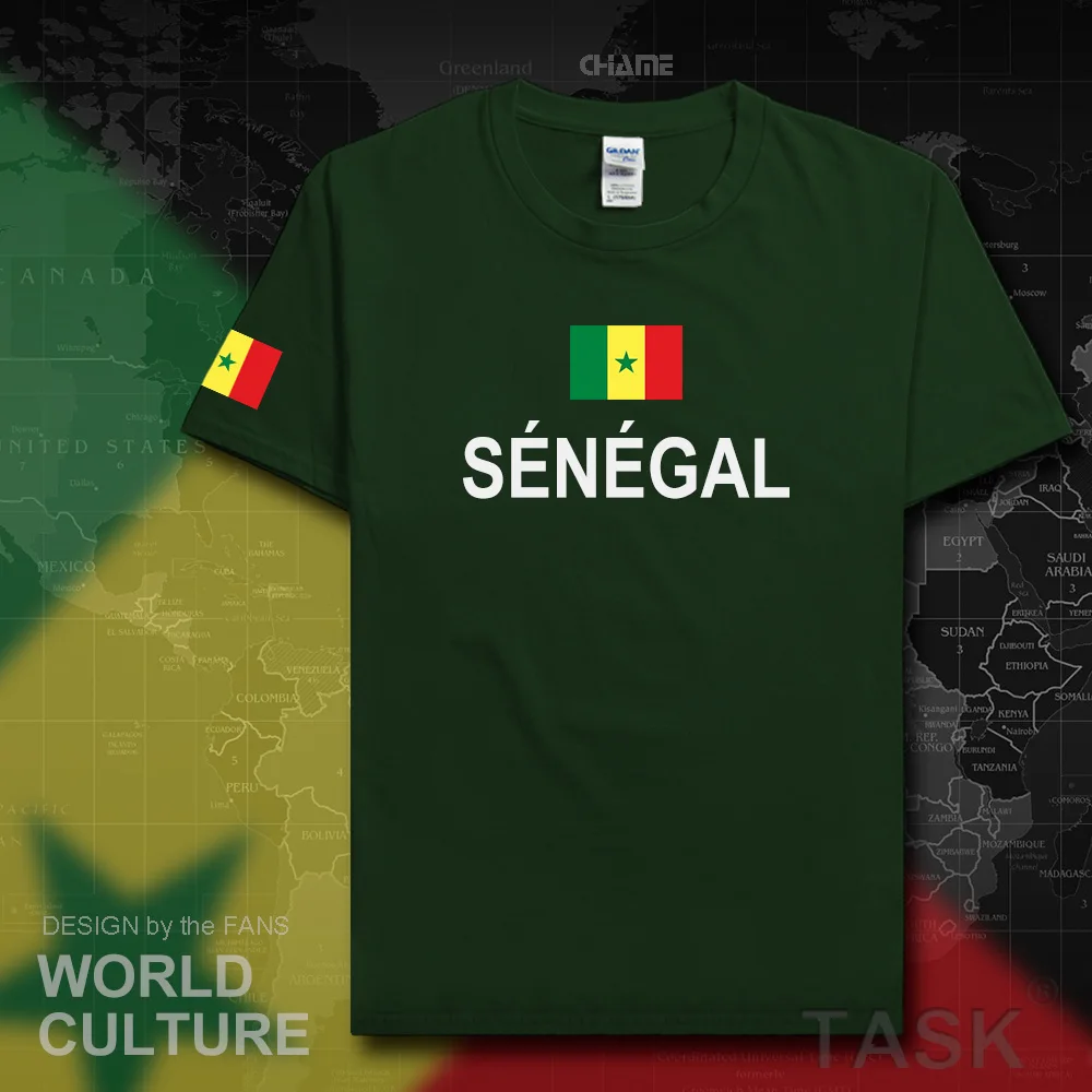 Senegal SEN men t shirt fashion 2017 jersey nation team 100% cotton t-shirt clothing tees country sporting footballer Senegalese