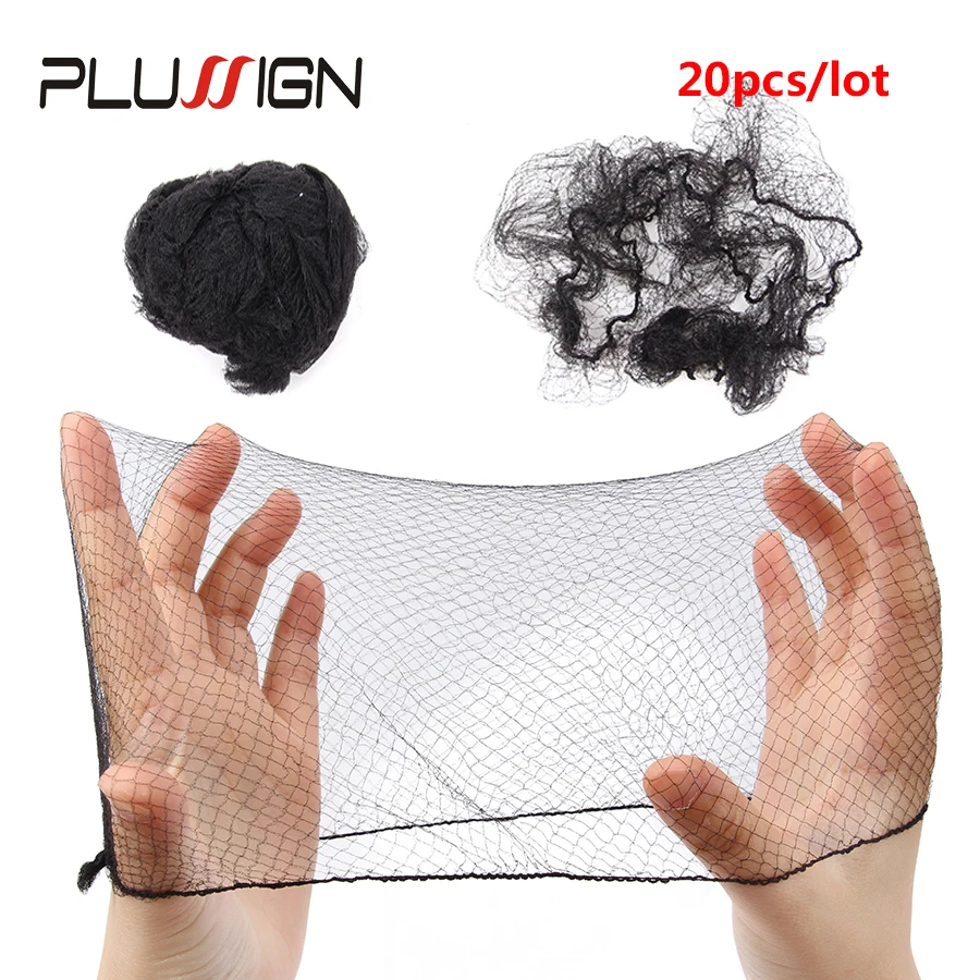 20 Pcs Nylon Hair Net for Weave Extensions