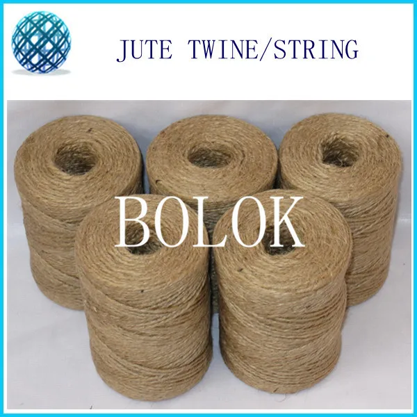 Natural jute twine cords 80pcs/lot (2 ply twisted, Dia.: 1.5mm, 110yards/spool) jute rope, DIY jute twine by free shipping