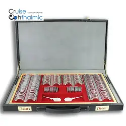 Optometric Trial Lens Set MT266-A1 A1 266 pcs Rim Full Aperture 36mm Shiny Metal Rim MT266-A1 Ship From Poland