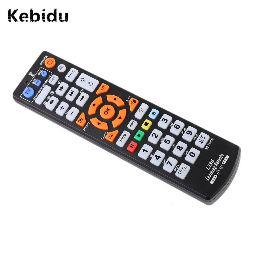 kebidu L336 Smart IR Remote Control with learn Function 3 Pages Controller Copy for TV STB DVD SAT DVB HIFI TV BOX