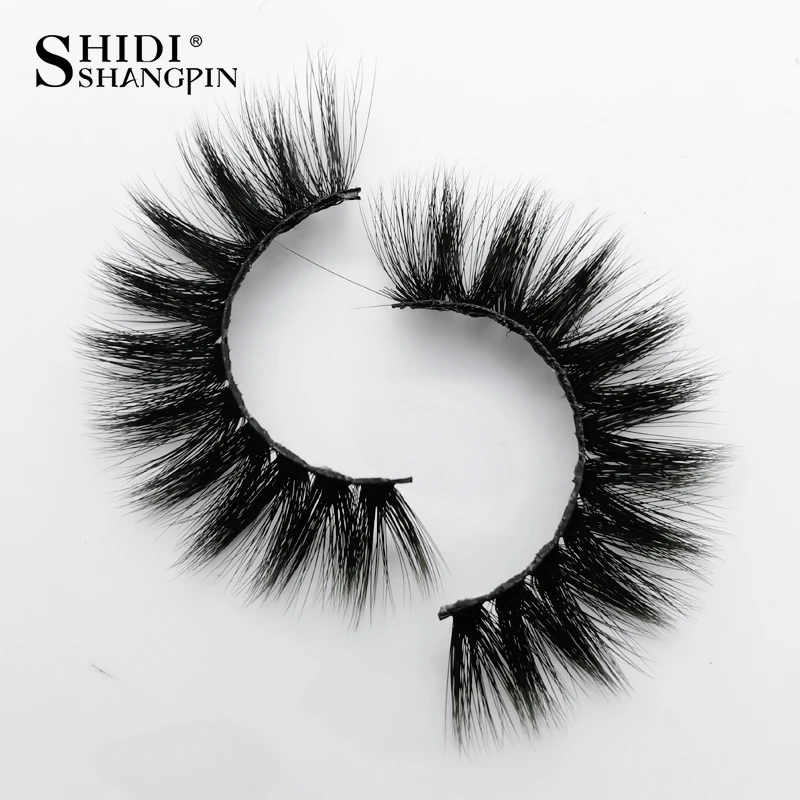 SHIDISHANGPIN 50 زوجا لونغ الطبيعية الرموش الصناعية رقيق 3d المنك جلدة المكياج 100% القسوة شحن رموش زائفة فو cils G800