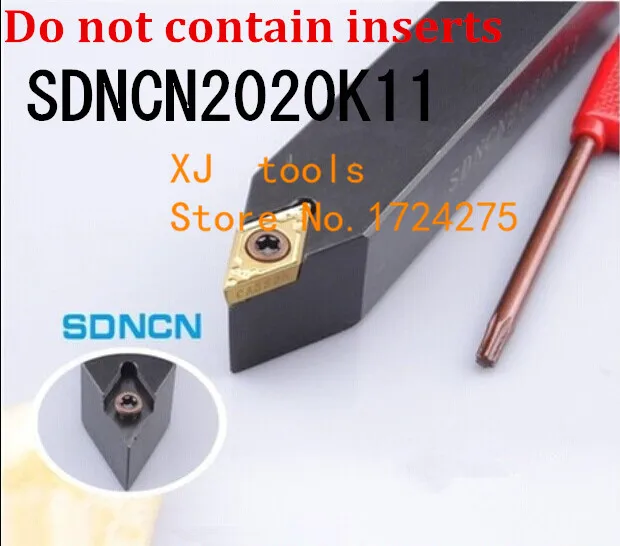 SDNCN2020K11 20*20*125ミリメートル金属旋盤切削工具旋盤機cnc旋削工具外部旋削工具ホルダーs-タイプsdncn