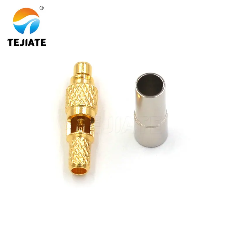 3PCS RF MMCX Male Plug RF coax Connector Crimp For RG316 straight goldplated Wholesale