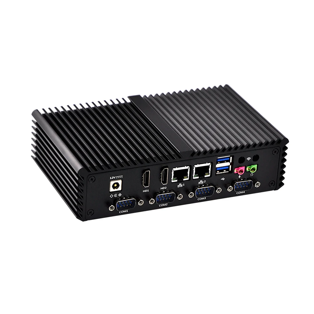 Imagem -03 - Qotom Mini Q350p Fanless do pc com Processador do Núcleo I54200u Opção de Vga Rs485 Wifi Quiosque de 3g 4g Ipc