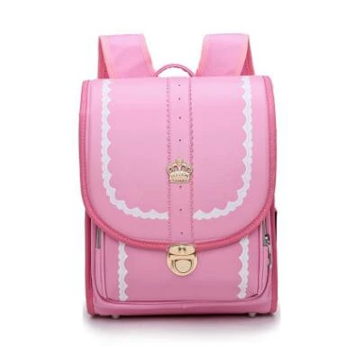 Mochila ortopédica para niños, morral escolar de estilo japonés con broche de PU, Randoseru, 2019