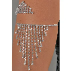 StoneFans Charm Mujer Pulseira Masculina Spiral Bridal Party Rhinestone Upper Stretch Arm Bracelet Bangle For Women Wedding Gft