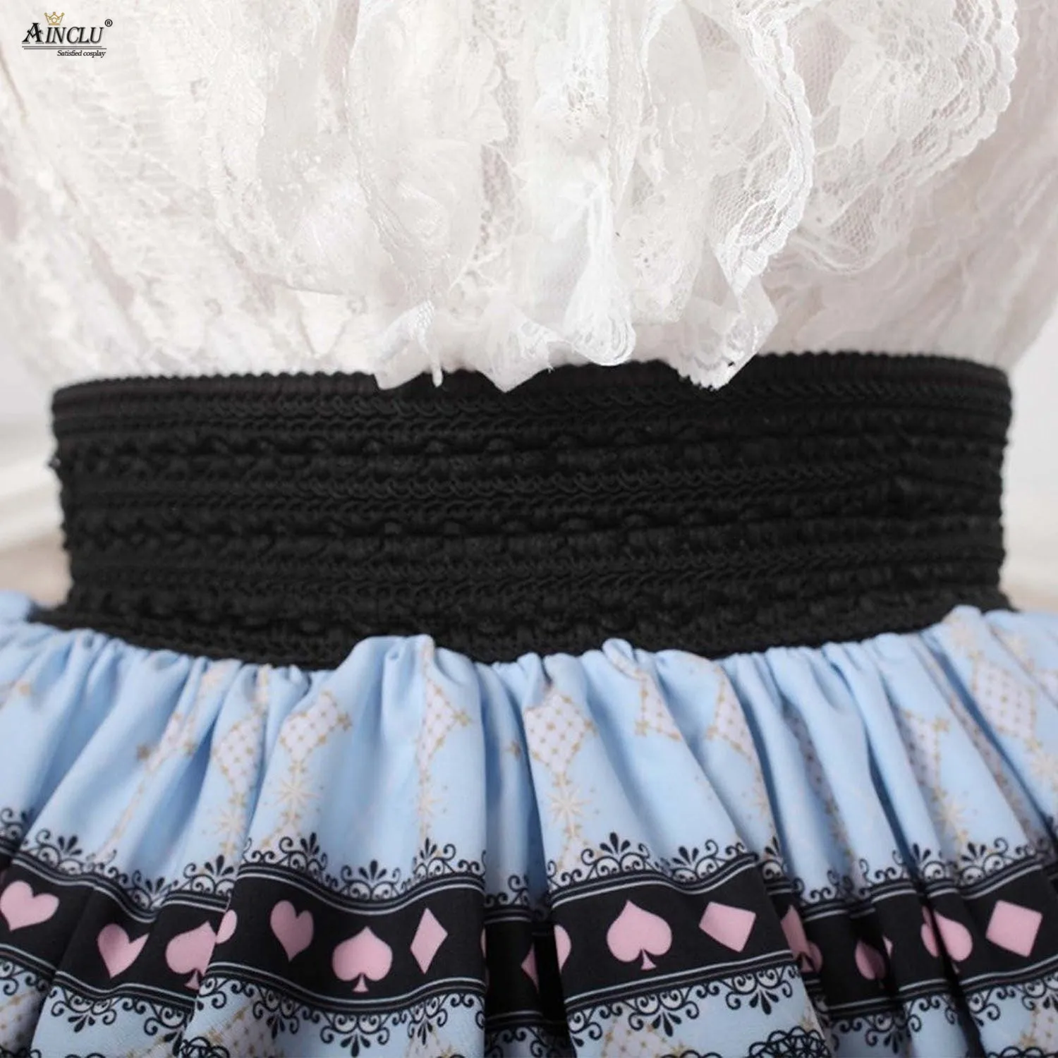 Lolita Original Lace Skirts Dessert Cookie Lady Pleated Sweet Princess Printed Polyester Lolita Skirts Party Cosplay XS-XXL