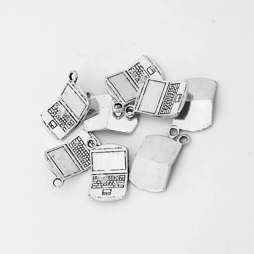 10PCS/lot Vintage Calculator Computer Pendant For Jewelry DIY Making Handmade Charms Wholesale