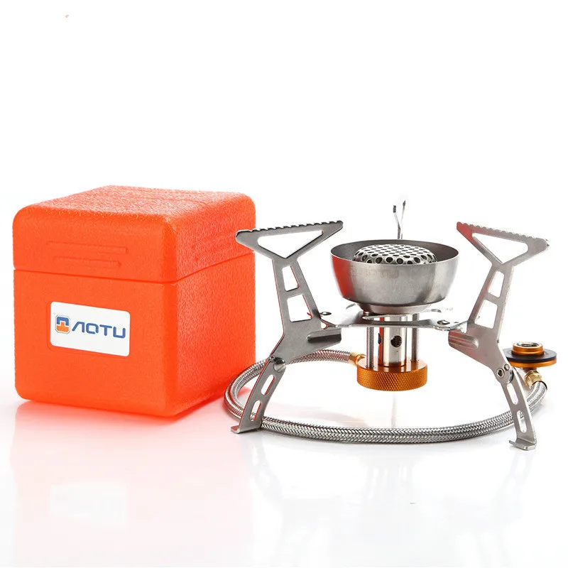 

Outdoor Camping furnace Head portable hot pot Grill Picnic Cooker oud burner white color stove propane gas