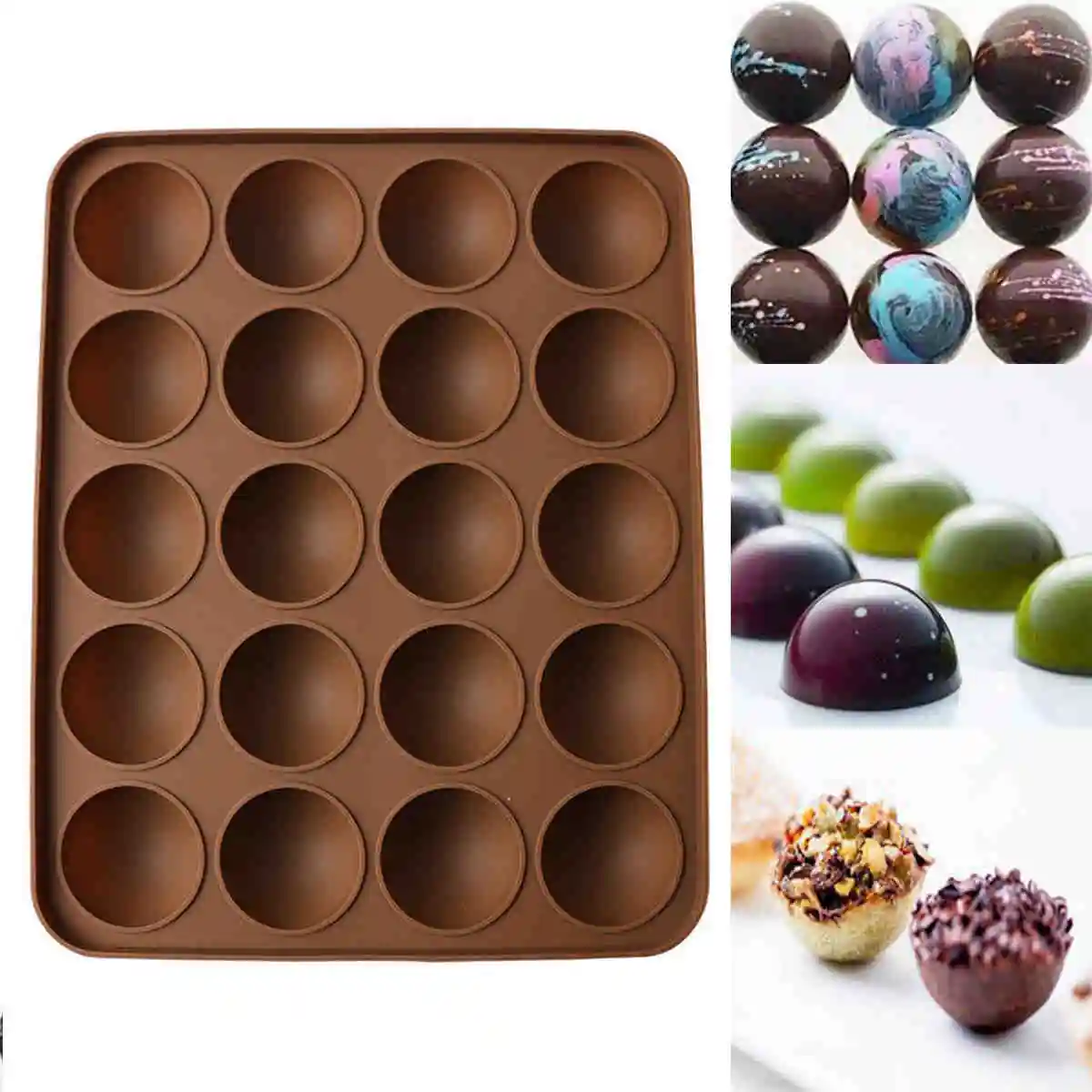 1Pc Silicone 20-Hal…