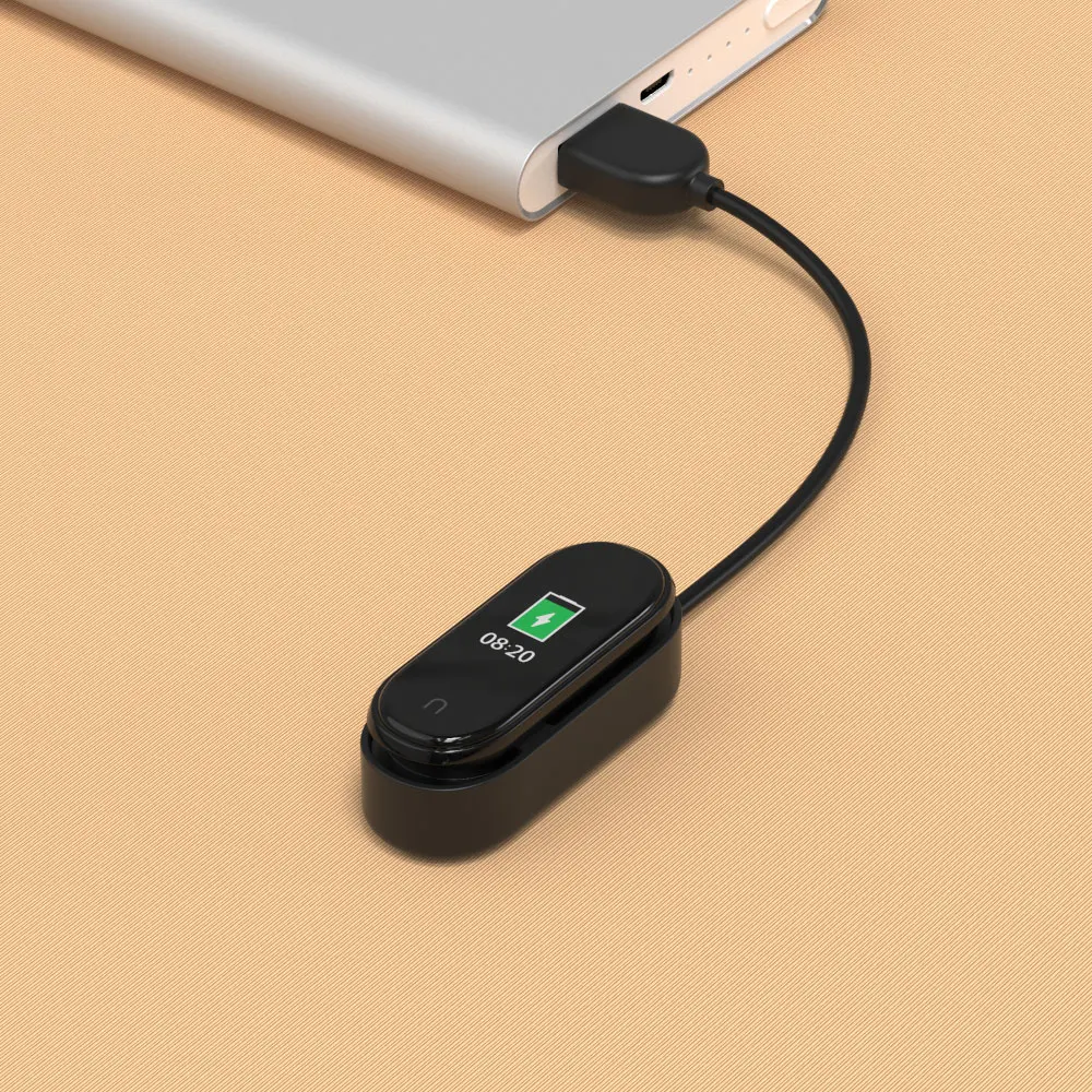 เครื่องชาร์จ USB สําหรับ Mi Band 5 4 3 2 สายรัดข้อมือแบบพกพาสายชาร์จ Xiaomi Miband อะแดปเตอร์สําหรับ Mi Smart Bend 5