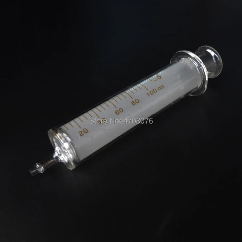 Glass syringe big mouth Needle tubing without pinhead Glass pipette Single nipple for glycerin inject reusable 30-50-100ml