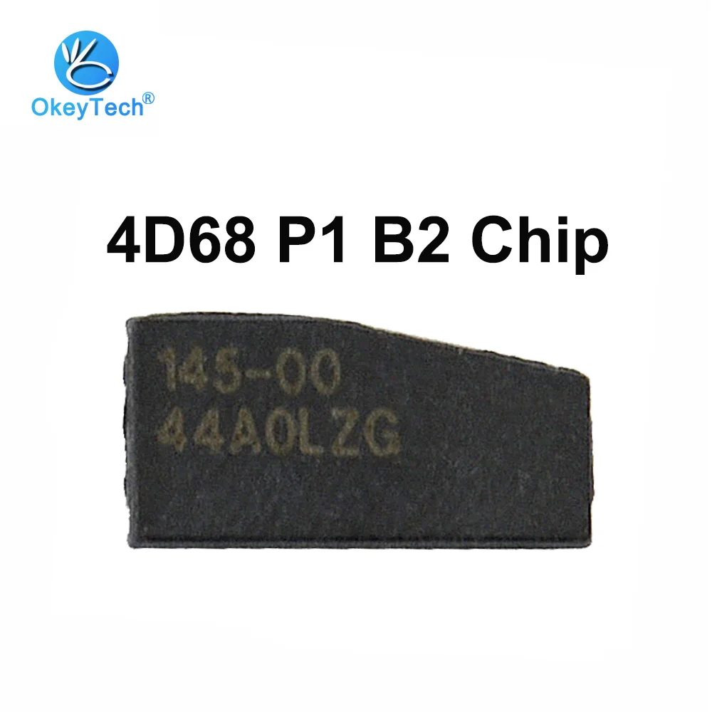 

OkeyTech 4D68 Carbon Chip P1: B2 40 Bits Auto Ceremic Car Key Transponder Chip TP30 For Toyota Camry Corolla Ceramics Remote Key