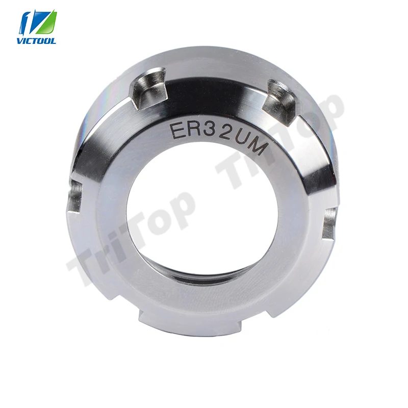 1pc high precision er collet nut ER16 ER20 ER25 ER32 ER40 milling maching clamping nut CNC milling engraving machine collet nut