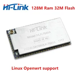 Hi-Link 1pcs HLK-7688A Module MT7688AN Chip Supports Linux/OpenWrt Smart Devices and Cloud Services Applications MT7688A