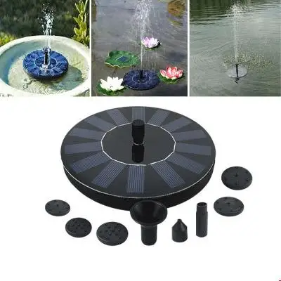 Solar panel Power Kit  7V 1.4W 200L/H Floating Garden Solar Water Pump for Pool Watering Wide Irrigation Pumps