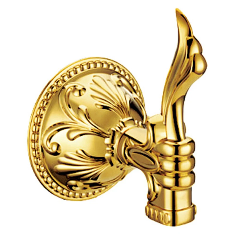 Bathroom Shower Towel Robe Hooks Brass Wall Mount Toilet Furnitures Bathroom Set Antique Brass Gold Rose Golden 3 Color GJKE2602