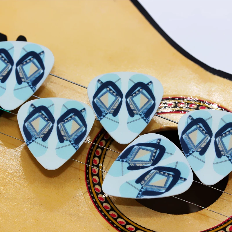 SOACH 50pcs Bass Guitar picks Plucked Instrument Accessories Guitar Acoustic guitar pick ukulele Parts Personality style