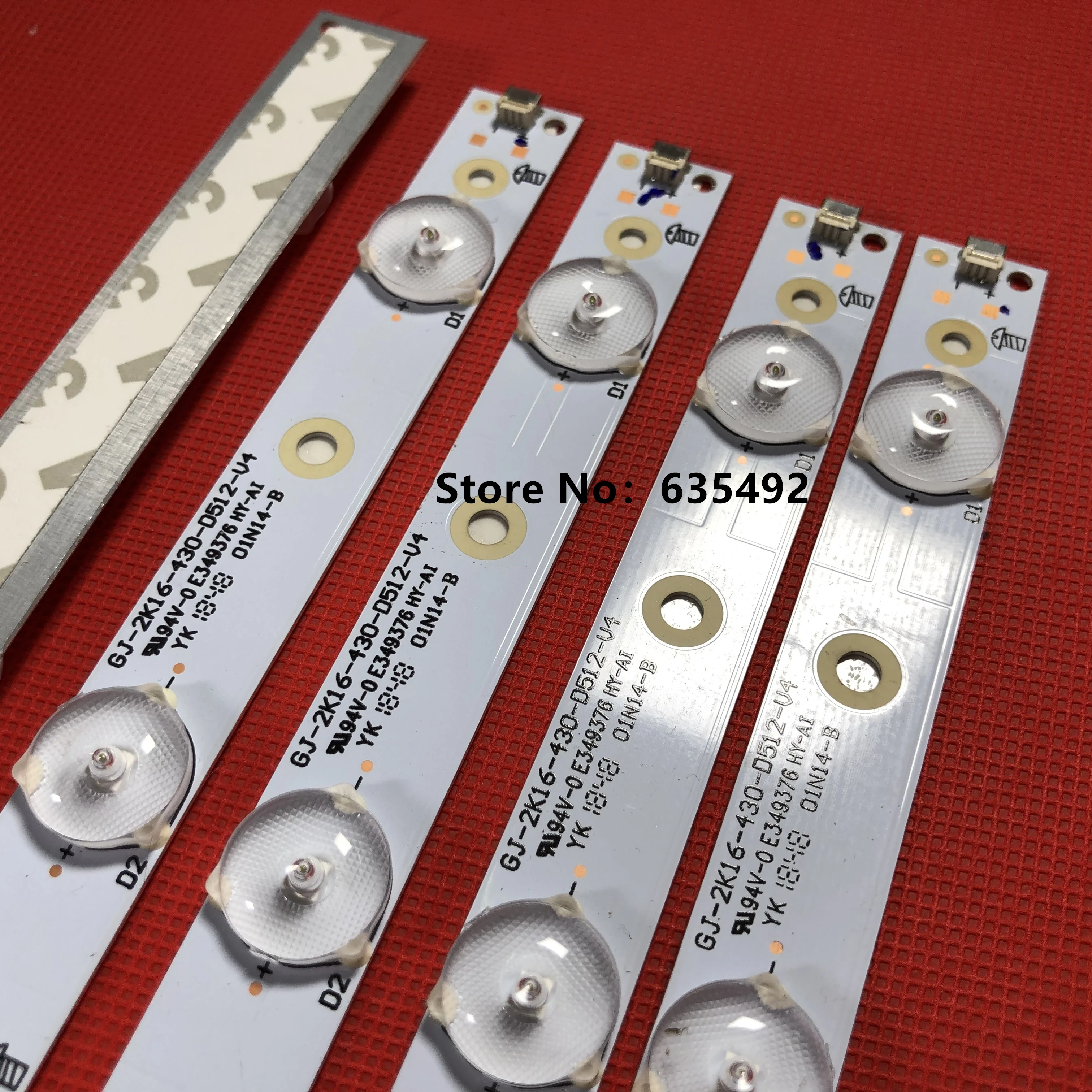 LB43014 V0_00 GJ-2K16-430-D512-V4 LED Strip For 43PUS6401/60 43PUT6101 43PUS6551 43PUS6501 43PUS6101 43PUS6201 43PUH6101