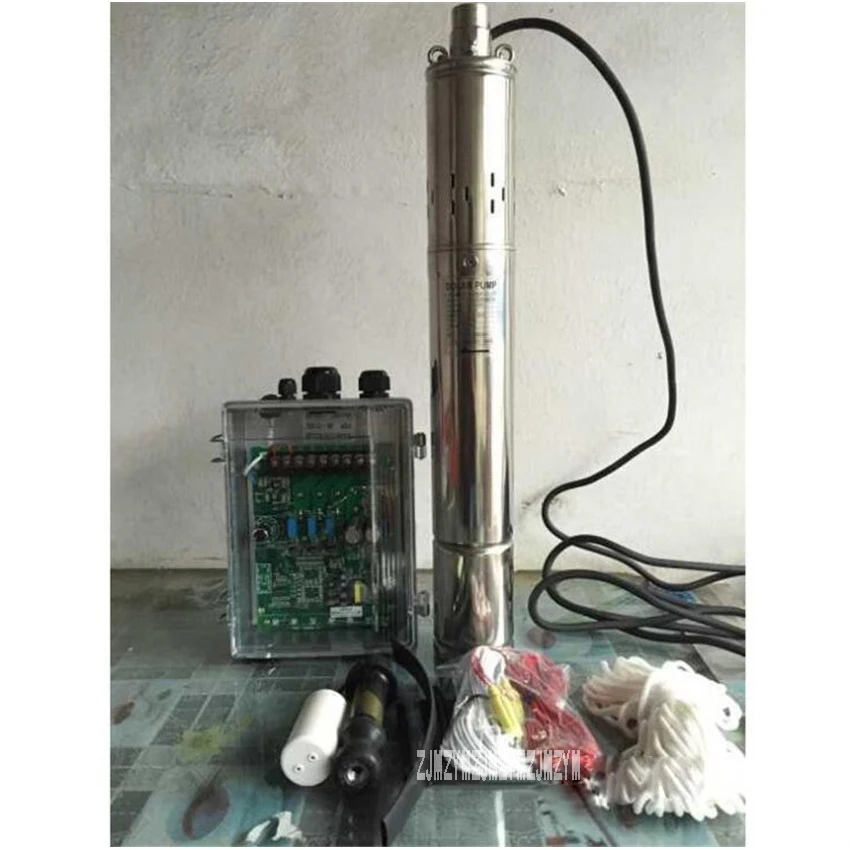 มาใหม่Solar DC Brushlessปั๊มน้ำสแตนเลสมินิปั๊มสกรูสำหรับชลประทาน 3FLS1.3/50-D24/140 24V 140W 1.3m 3/H 50M