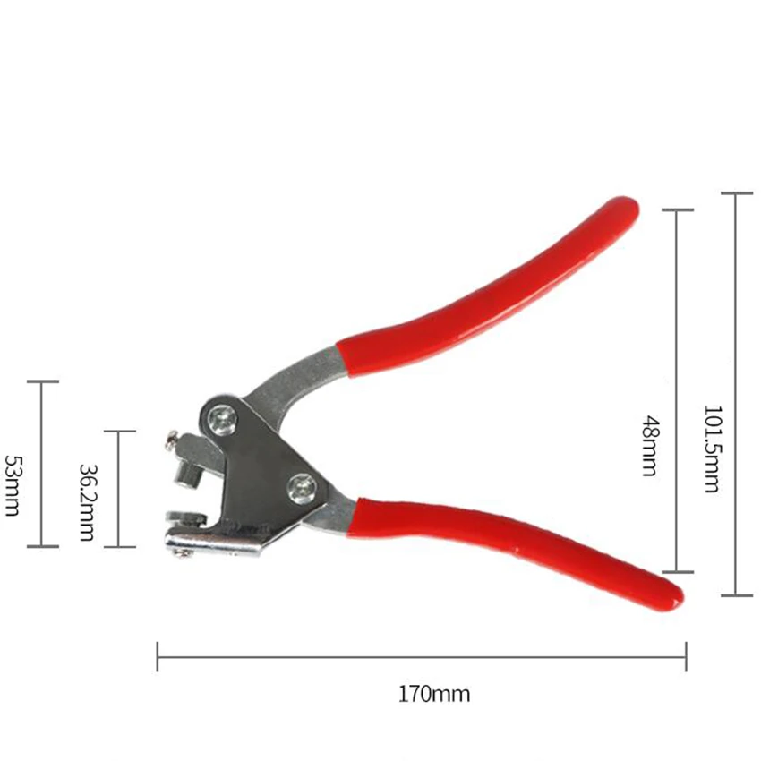 Lood Sealing Tang Rood Plastic Coated Handvat Remklauwen Straight Handvat Met Aangepaste Ondersteuning