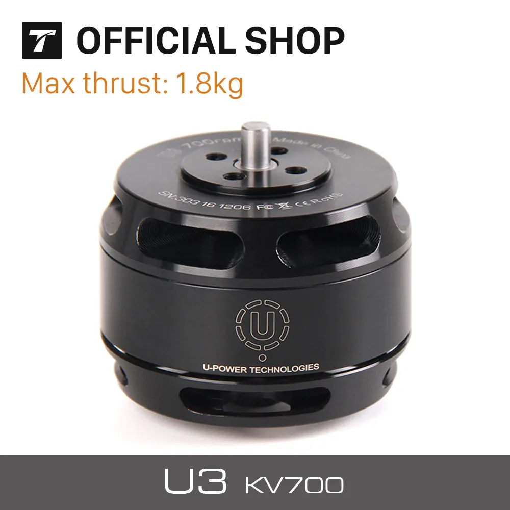 NEW T-MOTOR U-Power Series U3 KV700 Outrunner Brushless Motor For FPV UAV Aircraft Multirotor Copter Drones Rotors