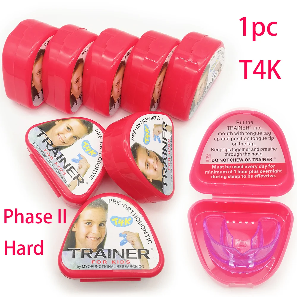 1pc T4K Children Dental Tooth Orthodontic Appliance Trainer Kids Alignment Braces Mouthpieces Phase 2 Teeth Whitening