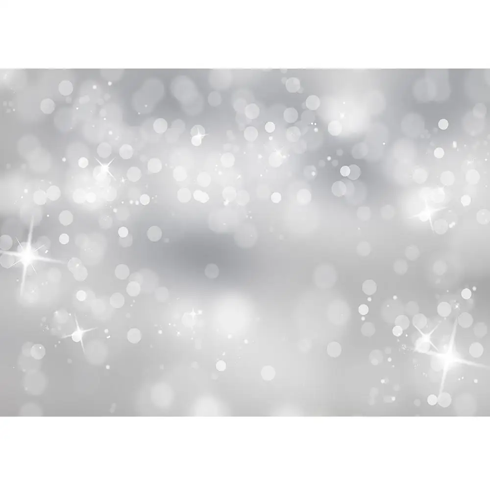 Golden Silver Bokeh Glitters Sparkle Christmas Birthday Party Photographic Background Vinyl Backdrop Photo Studio for Photophone