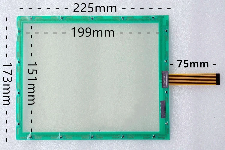 

New 10.4 inch 7 line N010-0550-T611 touch screen 225*173mm