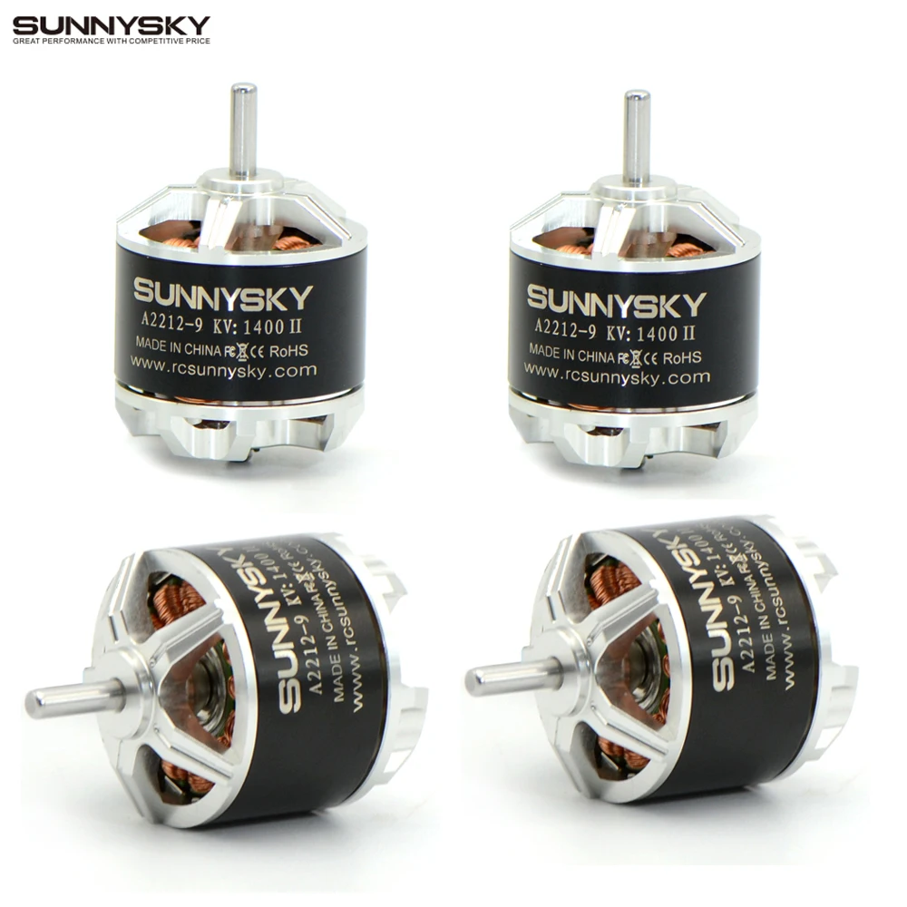 4pcs/lot Sunnysky A2212 800KV 980KV 1250KV 1400KV Brushless Motor For F450 Quadcopter Drone RC Airplane