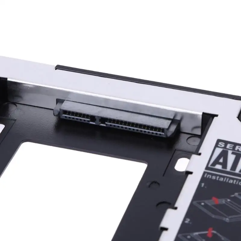VODOOL Universal 2.5" 2nd 9.5mm SSD HD SATA Hard Disk Drive HDD Caddy Adapter Bay For Laptop Cd Dvd Rom Optical Bay Tray Bracket