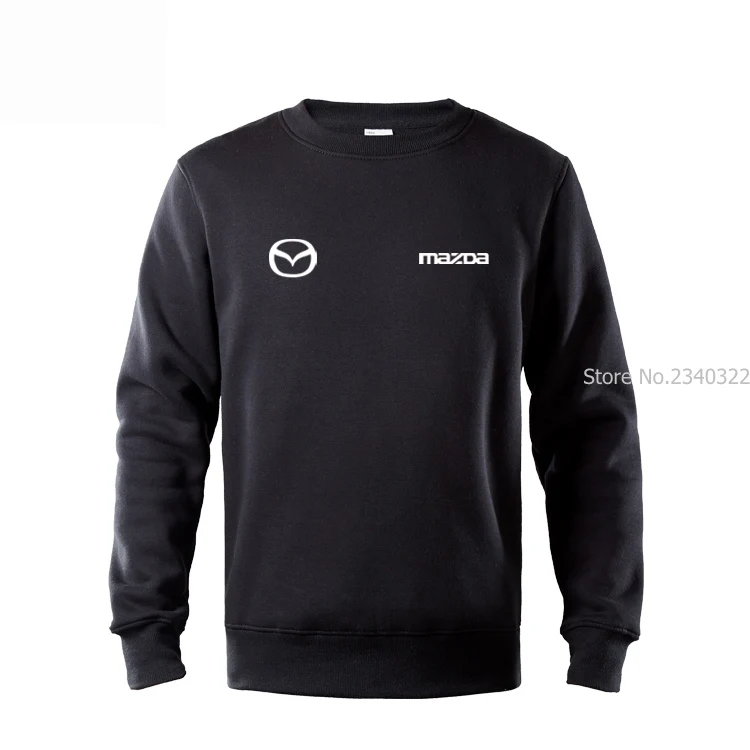 

long sleeve mazda Sweatshirt for men New Autumn winter Causal Pullover Sweatshirt Coat