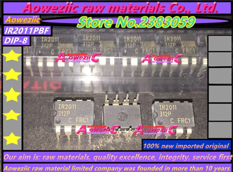 Aoweziic 100% new imported original  IR2011PBF IR2011 DIP-8 half-bridge driver