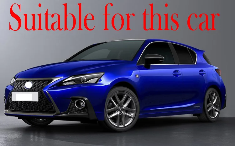 For LEXUS CT200H CT (A10) 2012-2018 Plastic Exterior Visor Vent Shades Window Sun Rain Guard Deflector 4pcs 2013 2014 2015 2016