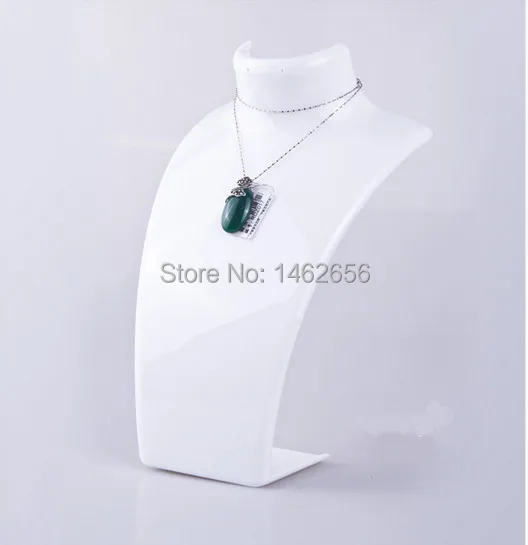 Free Shipping!! New Fashionable Style Plastic Jewelry Holder Necklace Stand Mannequin Torso For Display Necklace