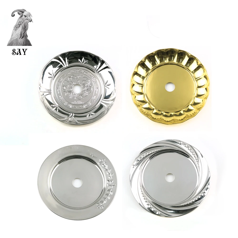 

SY 1PC Hookah Ashtray Shisha Coal Tray Chicha Plate Nargile Smoking Accessories Stainless Steel