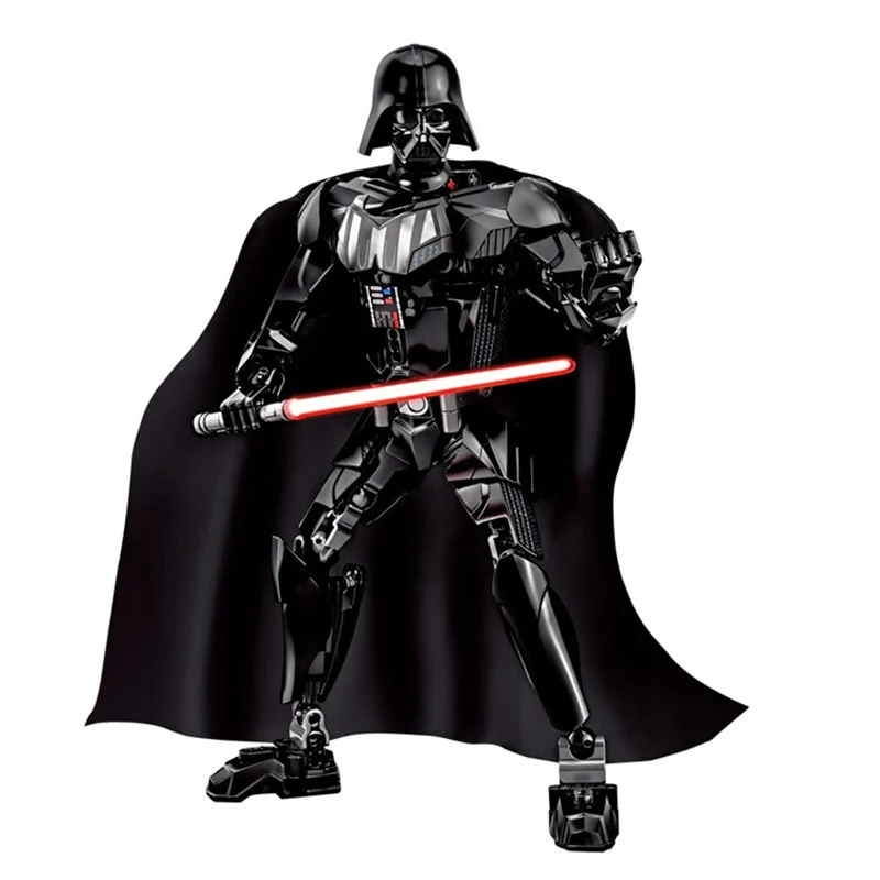 Disney Star Wars Buildable rysunek szturmowiec Darth Vader ogólne Grievous Model postaci zabawki dla dzieci chłopiec urodziny prezent