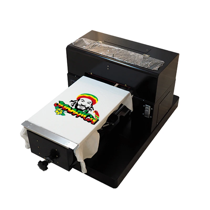 

Factory offer Digital flatbed T- shirt DTG dark color garment printer with reasonable price