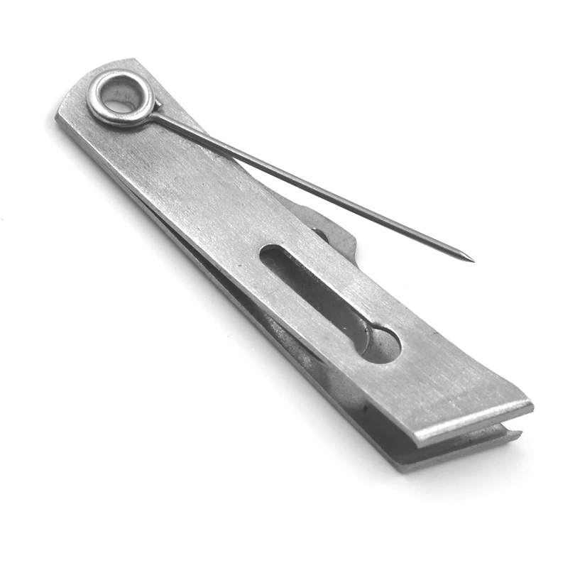 MNFT 1PCS 3 In 1 Stainless Steel Fishing Line Cutter Fly Fishing Scissors Clipper Hook Eye Cleaner Hooks Sharpener Tackle Tool
