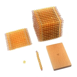 Montessori Baby Wood Introduction to Decimal Quantity Simple Version Toys for Children Early Learning Educational Preschool Gift