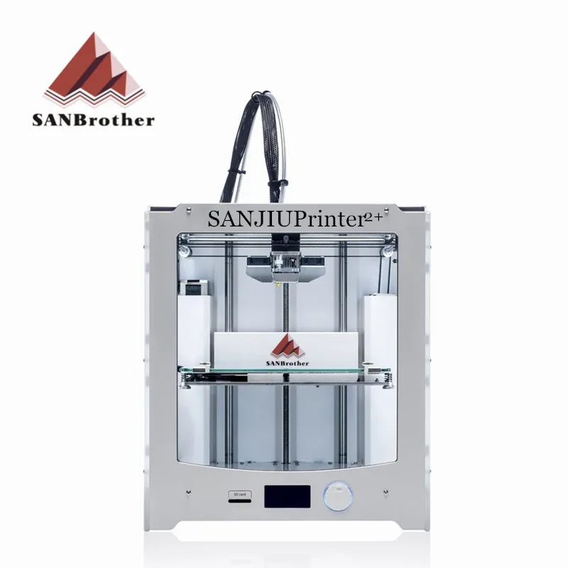 Newest 2018 SANJIUPrinter2+ 3D Printer DIY KIT  Compatible with UM2++ UM2+ Included all Parts Top Quality